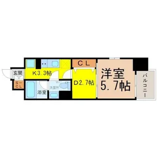 ブランシエスタ泉【4階】の間取り