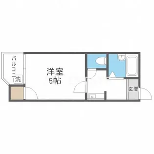 ゴッドフィールド今里【7階】の間取り