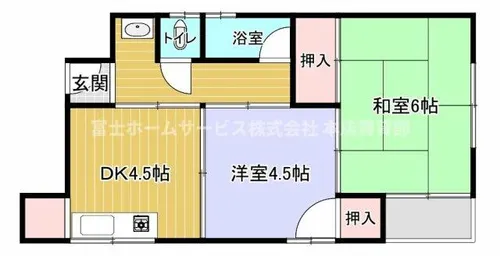 本田マンション【201号室】の間取り
