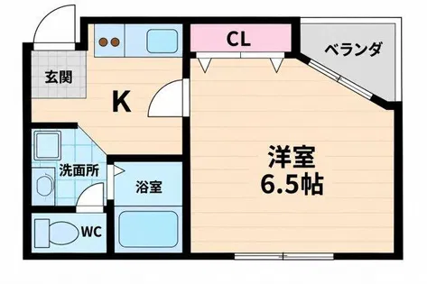 エスト勝山【4階】の間取り