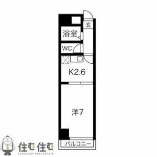 A-Flat【403号室】の間取り