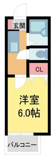 ラ・スリーズ【205号室】の間取り