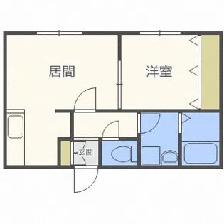 メゾンMT清田【103号室】の間取り