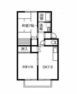 カーザステラ【2階】の間取り