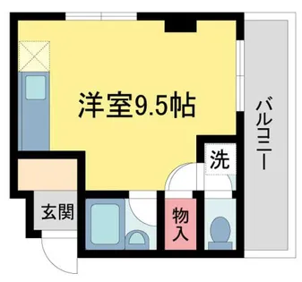 ルミエール逆瀬【3階】の間取り