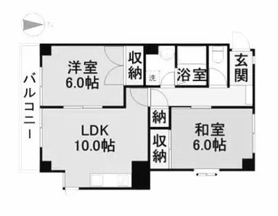 コンフォート21【203号室】の間取り