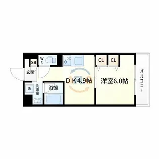 第18関根マンション【7階】の間取り