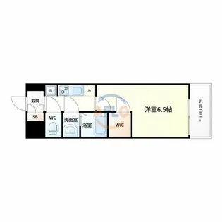ファーストフィオーレ塚本リベルテ【5階】の間取り