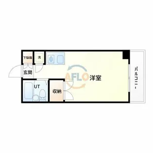 東明マンション江坂【3階】の間取り