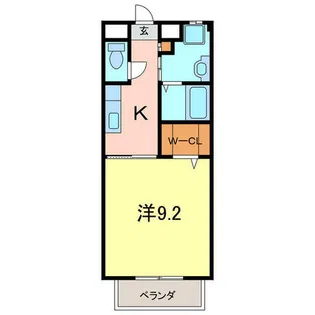 フレシール寺山【2階】の間取り