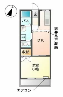 コーポ幸【2階】の間取り