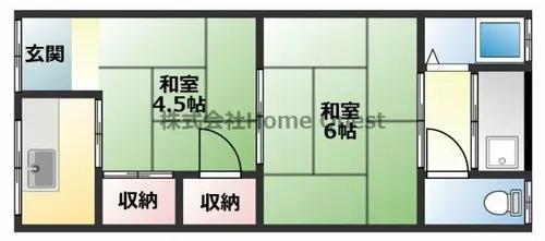 石田文化【2階】の間取り