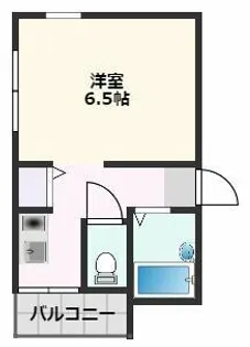 パークハイツ中倉【205号室】の間取り