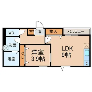 Anecis岩崎【3階】の間取り