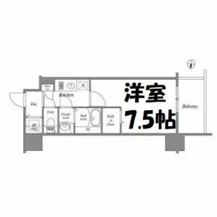 1Kの間取り画像