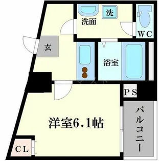 グランエクラ玉出東【2階】の間取り