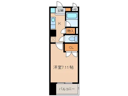 第2さくらマンション中央【6階】の間取り