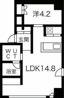 コレクション名駅III【6階】の間取り
