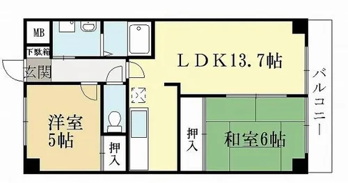 CasaMila【1階】の間取り