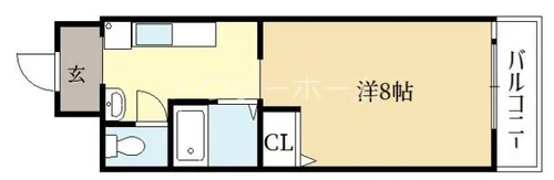アルディア巨椋A棟【6階】の間取り