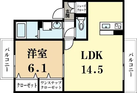 京都府久世郡久御山町田井荒見【アパート】の間取り