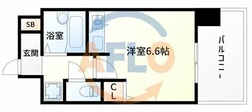L-FLORA此花【7階】の間取り