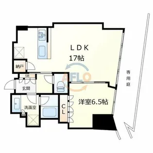 Brillia Tower堂島【8階】の間取り