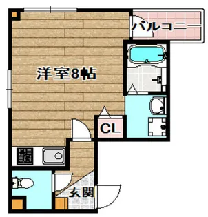 アップル上田辺【306号室】の間取り