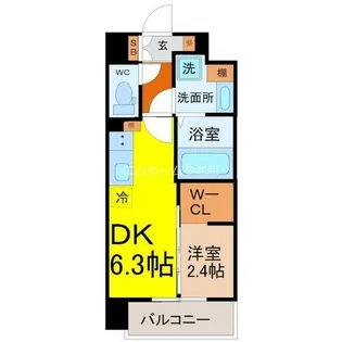 パートナーズ今池【7階】の間取り