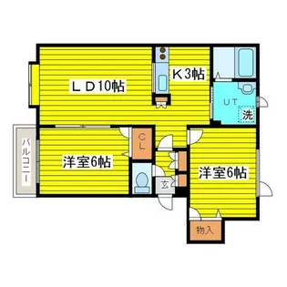北海道札幌市東区北二十条東20丁目【アパート】の間取り