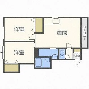 カストール【2階】の間取り