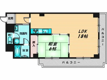 マンションジュエル【2階】の間取り