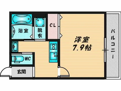 HESTA近大前Ⅲ【2階】の間取り