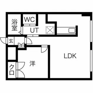 北海道札幌市東区北十条東6丁目【マンション】の間取り