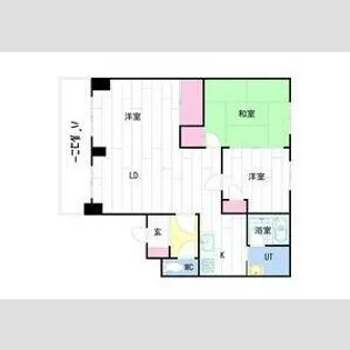 北海道札幌市東区北二十五条東7丁目【マンション】の間取り