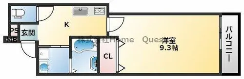 大阪府大阪市平野区長吉長原4丁目【アパート】の間取り