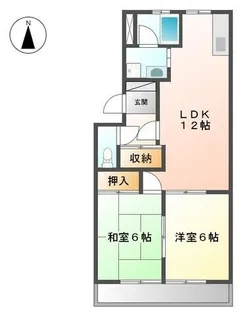 エコーハイツエム【103号室】の間取り