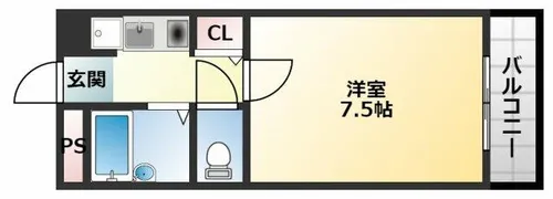 ロイヤルハイツまつい【2階】の間取り