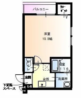 フジパレス長原Ⅰ番館【3階】の間取り