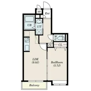 北海道札幌市東区北十九条東17丁目【マンション】の間取り