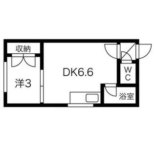 ボヌール23【101号室】の間取り