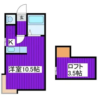 北海道札幌市東区北四十六条東2丁目【アパート】の間取り