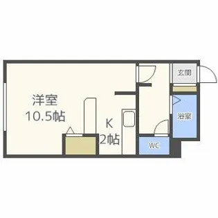 北海道札幌市東区北十六条東3丁目【マンション】の間取り