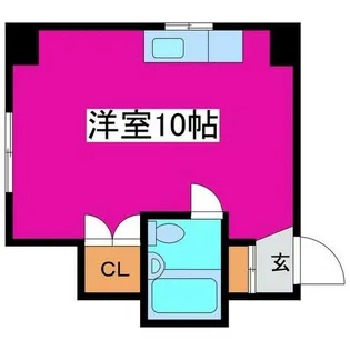 北海道札幌市東区北三十二条東3丁目【マンション】の間取り