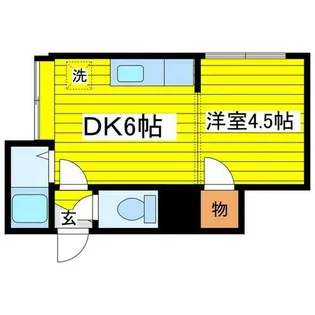 北海道札幌市東区北十五条東10丁目【アパート】の間取り