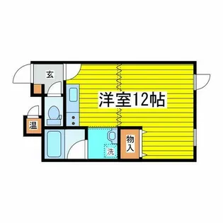 ホクエイテクノビル【303号室】の間取り