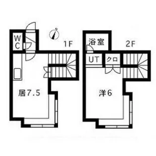 ラポール北28【105号室】の間取り
