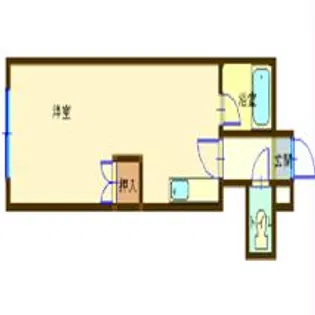 リベラルイン南郷【106号室】の間取り