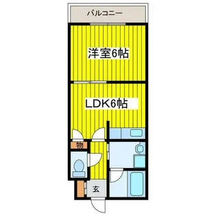 北海道札幌市東区北二十四条東3丁目【マンション】の間取り