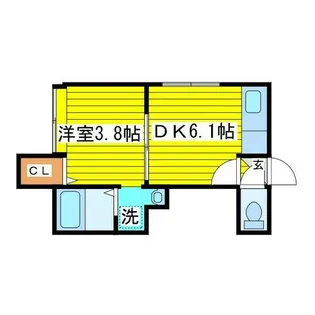 北海道札幌市東区北三十二条東13丁目【アパート】の間取り